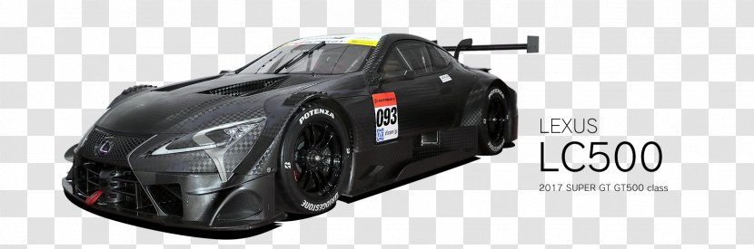 2017 Super GT Series Lexus Car Headlamp Toyota - Automotive Tire Transparent PNG