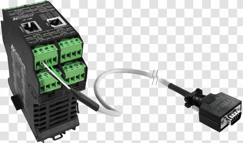 Electronic Component RS-232 Serial Cable Electrical Port - Circuit Transparent PNG