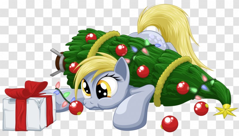 Derpy Hooves Pony Pinkie Pie Christmas Tree Strabismus - Pegasus Transparent PNG