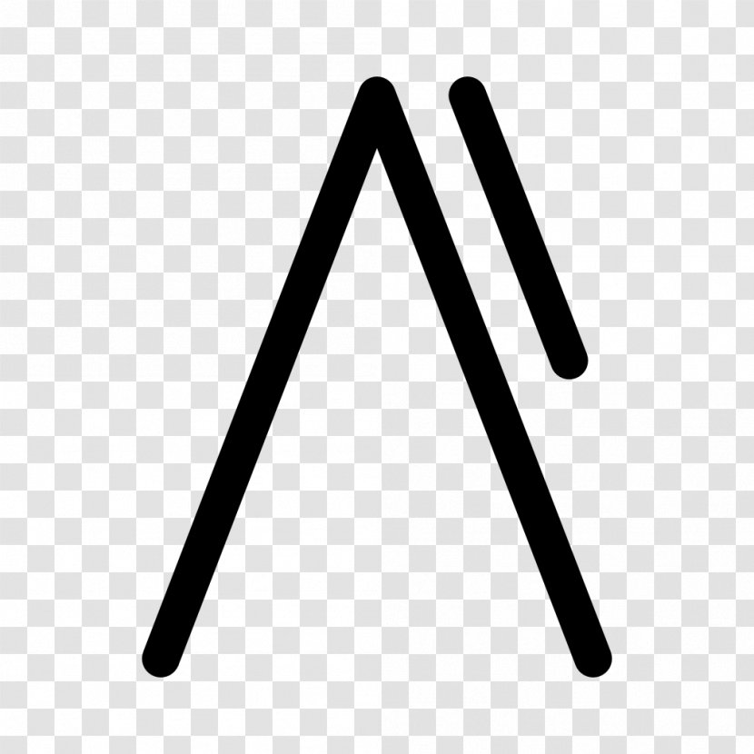 Line Angle Font - Triangle Transparent PNG
