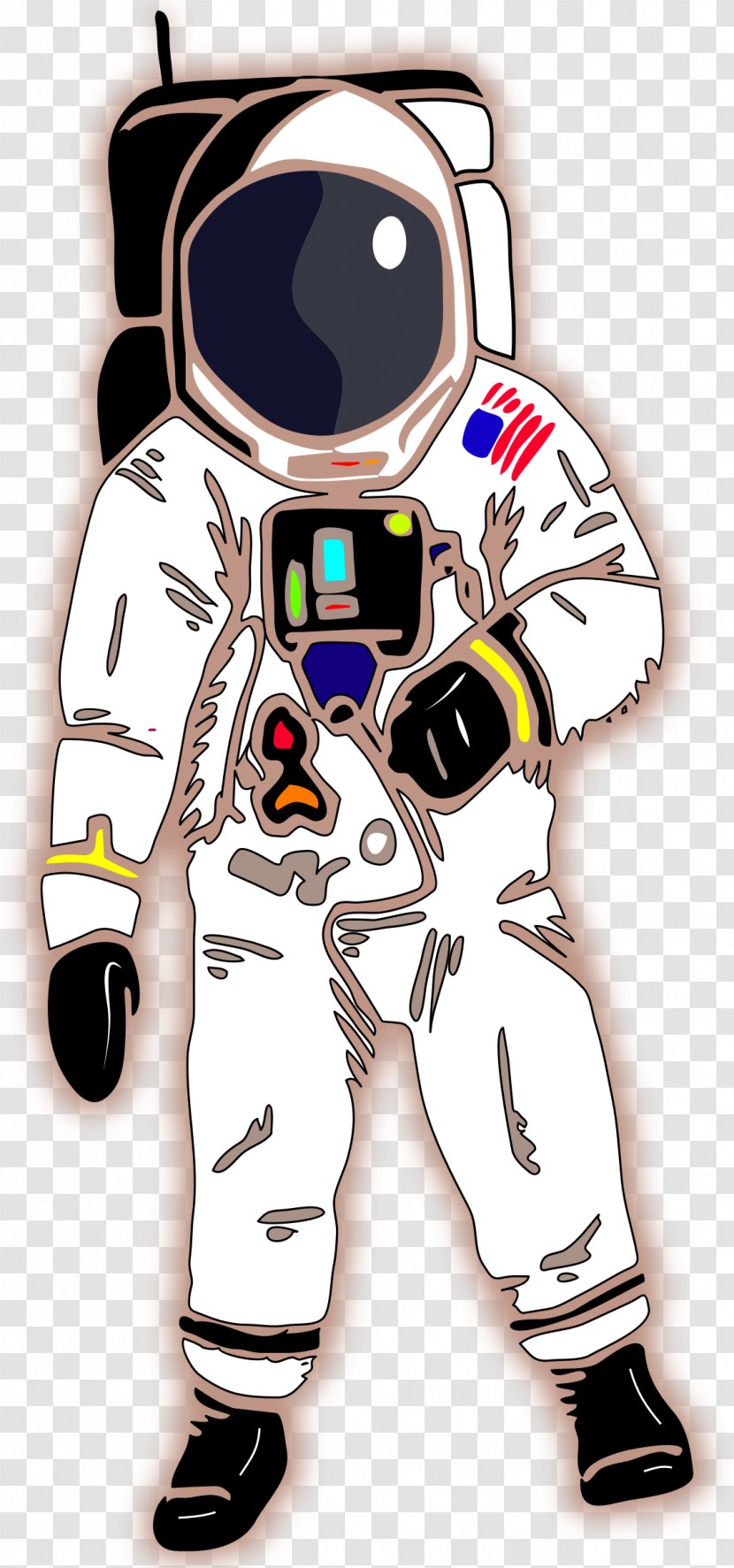 Astronaut Space Suit Outer Sticker - Zazzle Transparent PNG