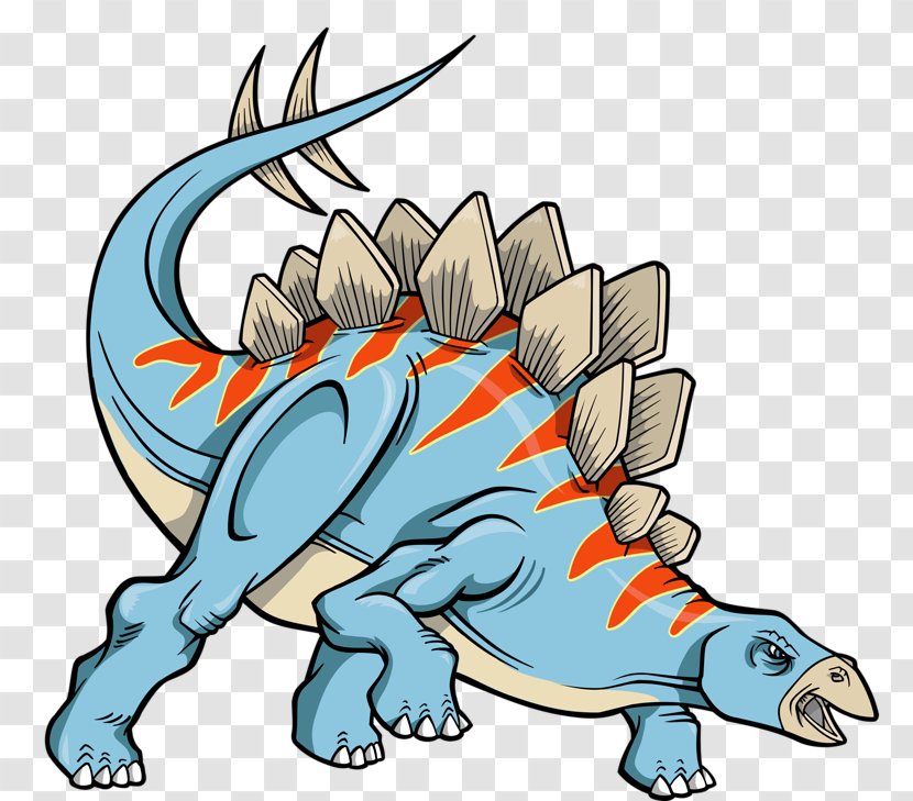Triceratops Velociraptor Stegosaurus Dinosaur - Toothed Cartoon Dragon Sword Transparent PNG