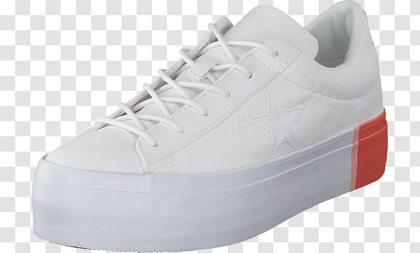 White Converse Sneakers Shoe Chuck Taylor All-Stars - Outdoor - Poppy Transparent PNG