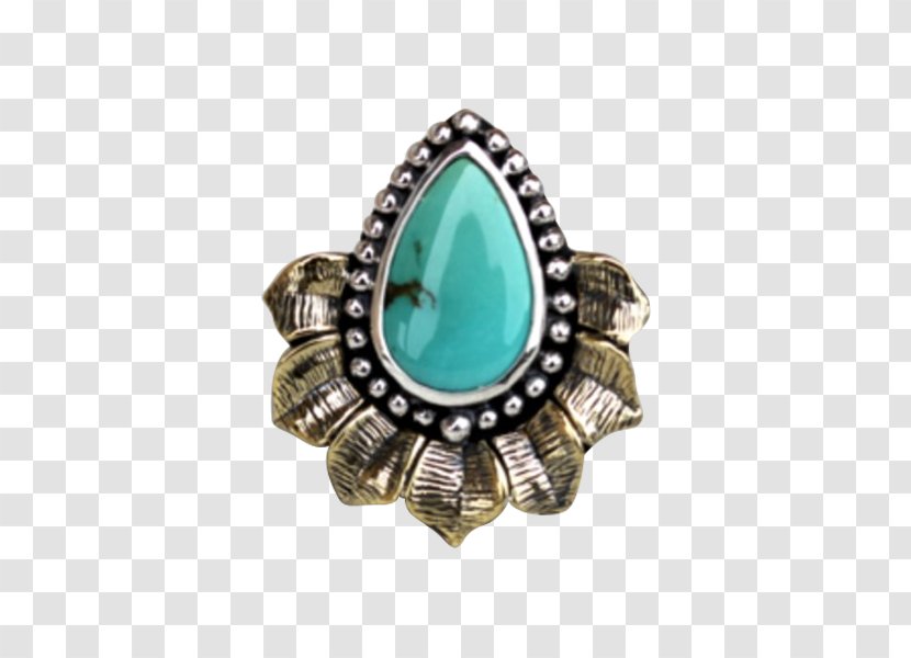 Ring Body Jewellery Product Diamond - Flower - Carved Turquoise Transparent PNG