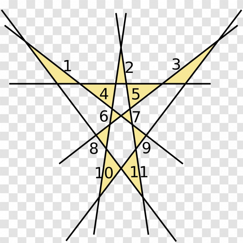 Triangle Point Symmetry Pattern - Plant Stem Transparent PNG