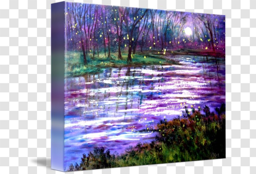 Painting Violet Purple Acrylic Paint Lilac - Moonlight Watercolor Transparent PNG