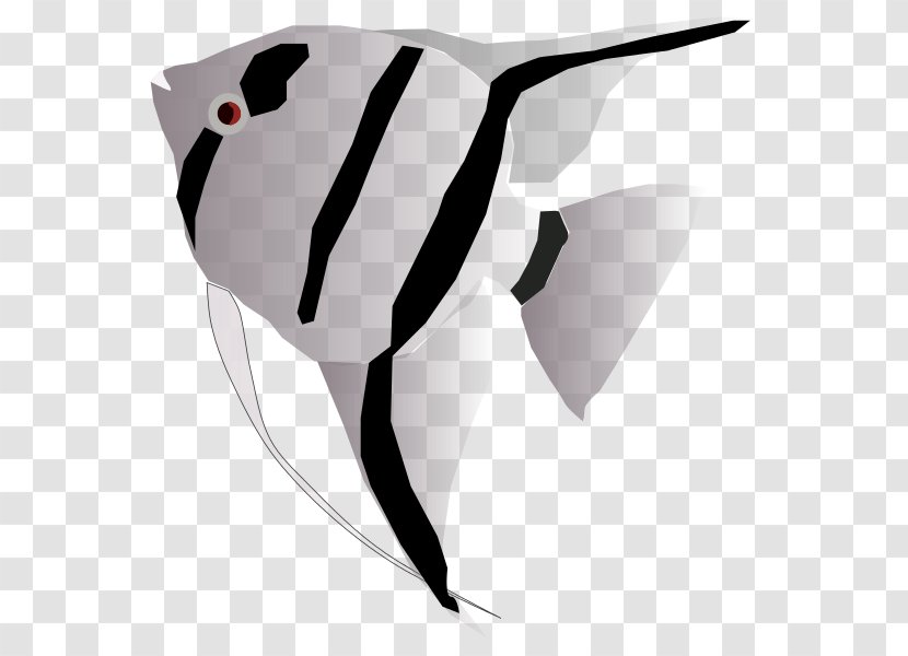 Freshwater Angelfish Clip Art - Fish Transparent PNG