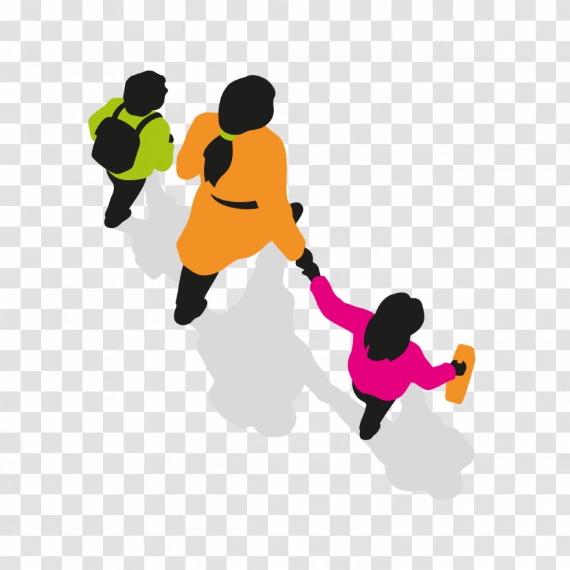 Child Walking Transportation Planning School - Transport - Happy Day Transparent PNG