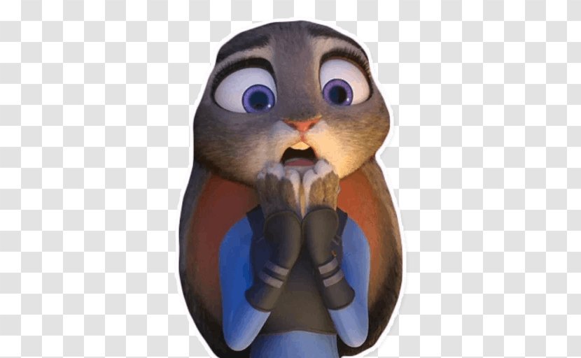 Nick Wilde Lt. Judy Hopps Rabbit Snout Art - Carrot - Fan Transparent PNG