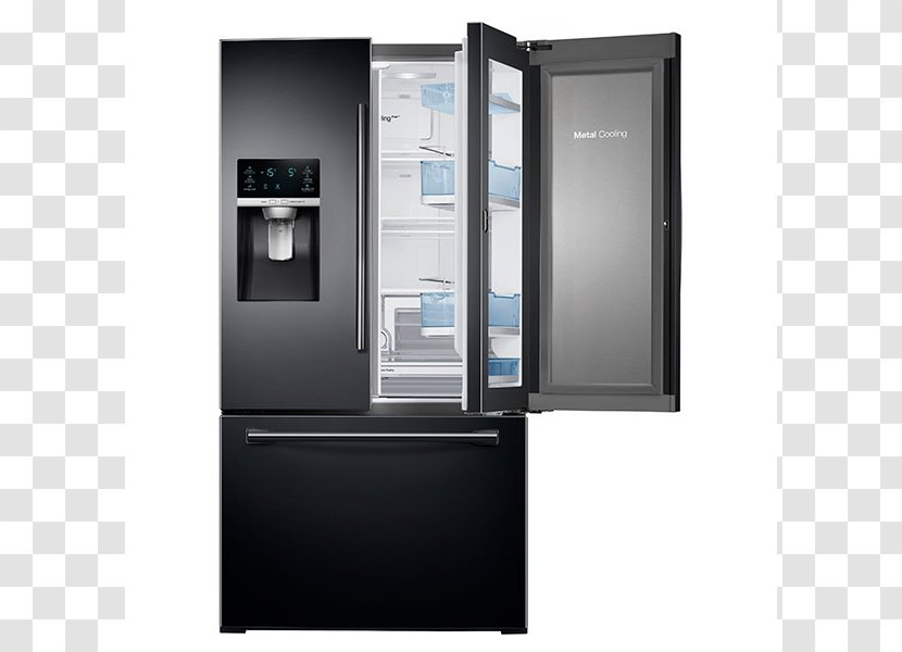 Refrigerator Samsung Food ShowCase RH77H90507H Frigidaire Gallery FGHB2866P RF28HMEDB Cubic Foot - Fghb2866p Transparent PNG