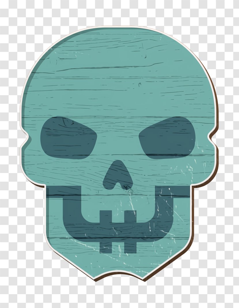 Halloween Icon Horror Skeleton - Green - Glasses Moustache Transparent PNG