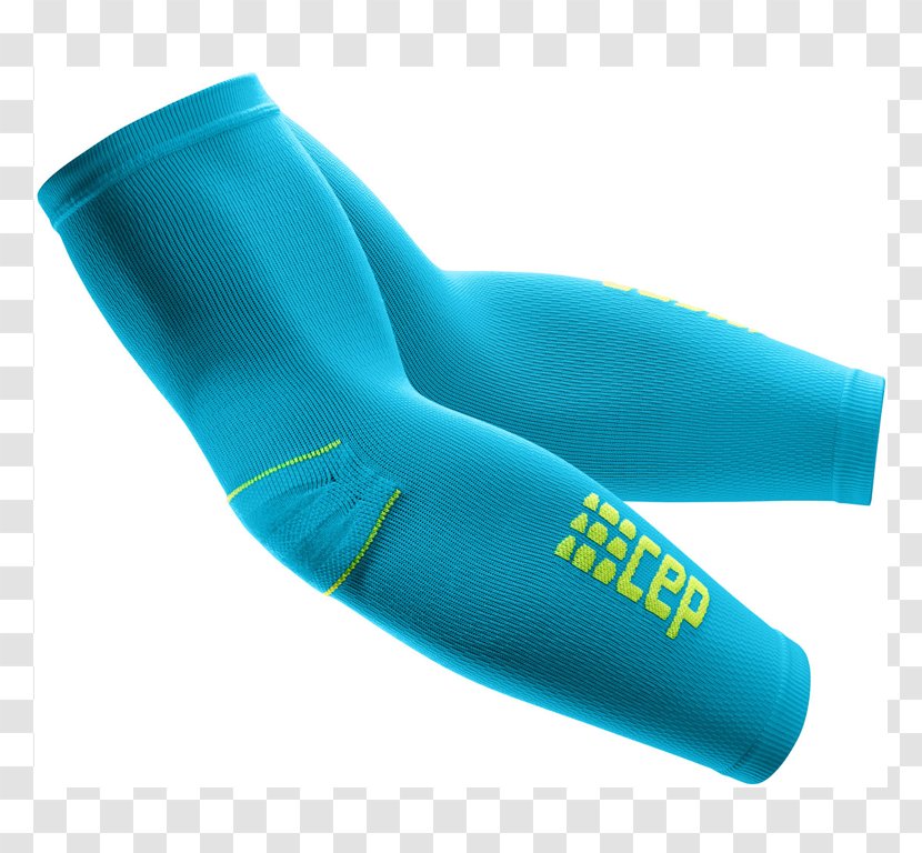 Arm Warmers & Sleeves Blue Sportswear Calf - Compression Garment Transparent PNG
