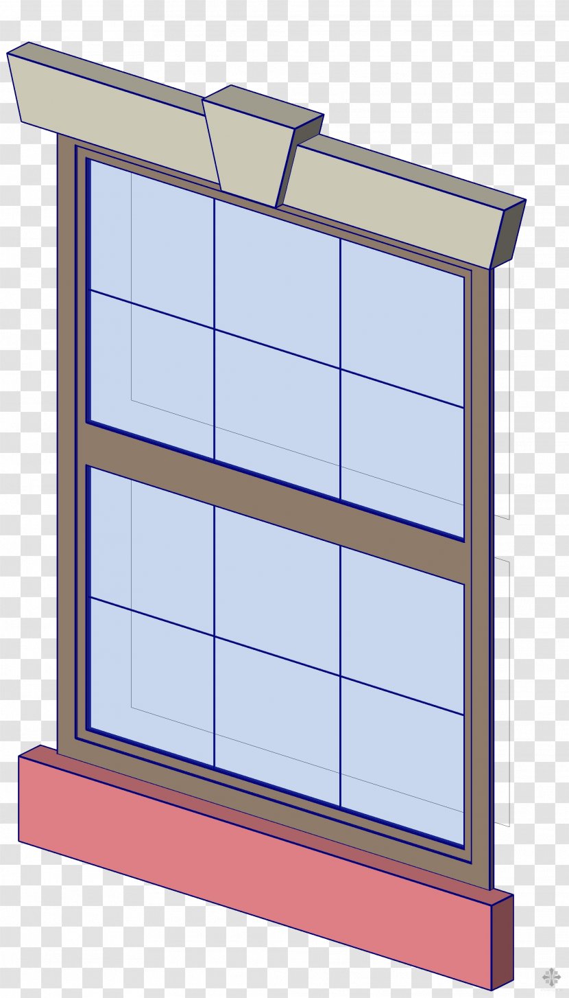 Sash Window Facade Glass - Search Engine - Windows Painted Model Transparent PNG