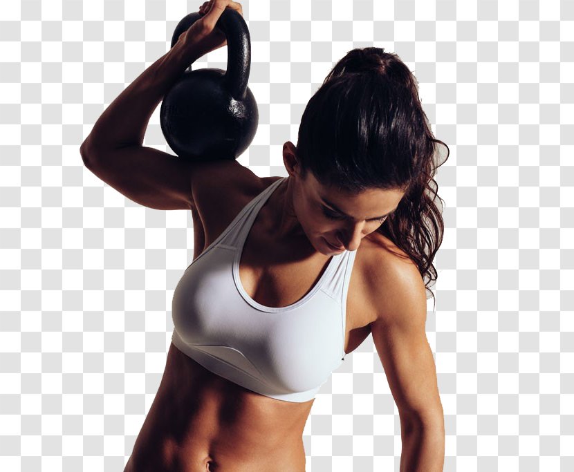 Kettlebell Physical Exercise Weight Training Fitness Centre Strength - Tree - A Woman Coach In Transparent PNG