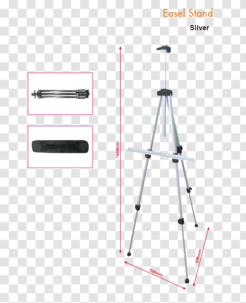 Easel Poster Exhibition Tripod Transparent PNG