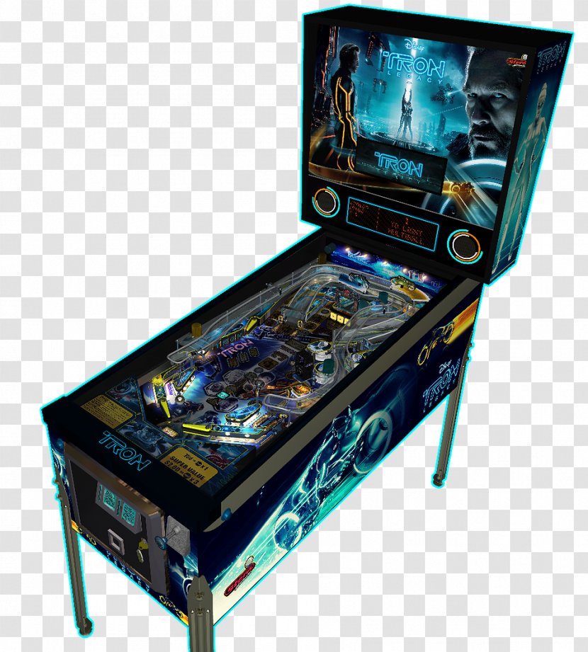 Pinball Arcade Game Amusement Desktop Wallpaper - Games - Tron Legacy Transparent PNG