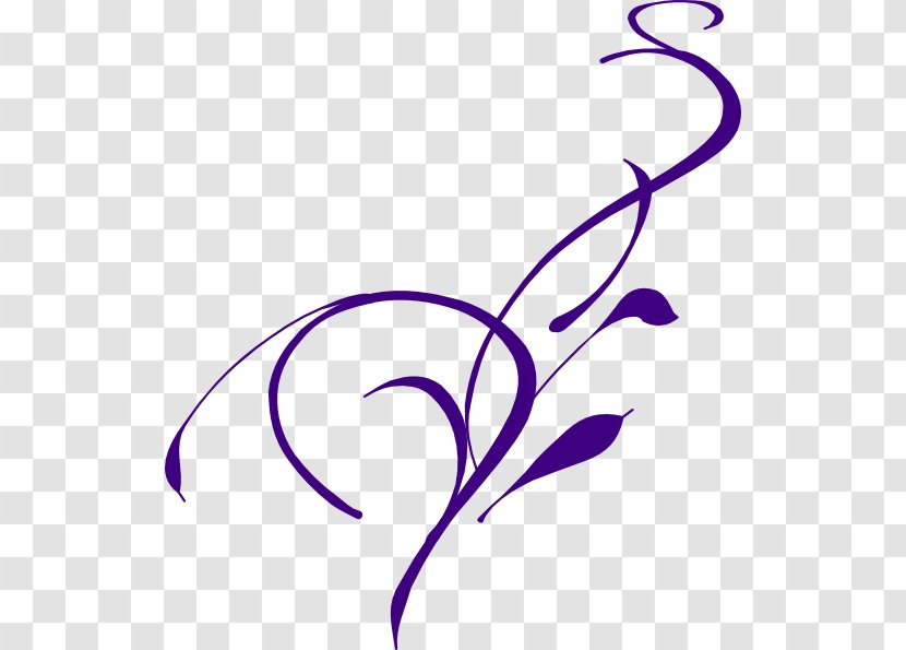 Vine Website Clip Art - Violet - Page Decoration Transparent PNG