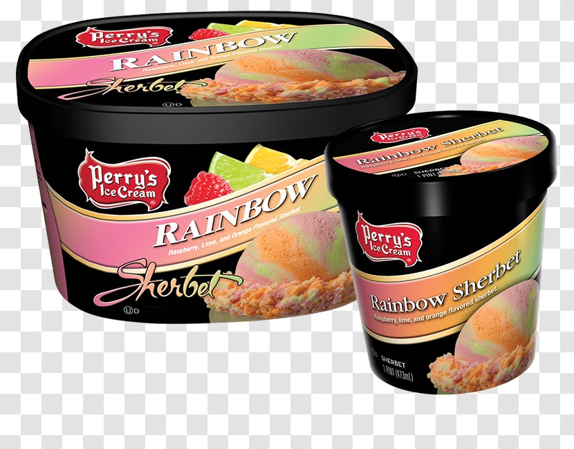 Ice Cream Cake Sorbet Rainbow Sherbet - Flavor Transparent PNG