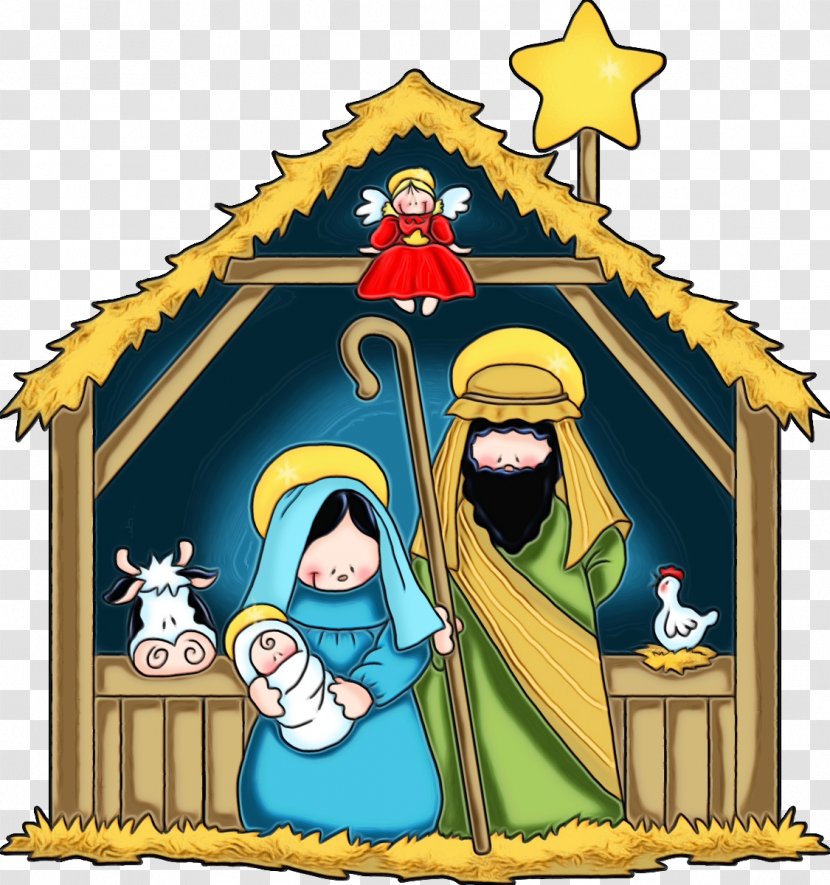Clip Art Nativity Scene Christmas Day Openclipart Transparent PNG