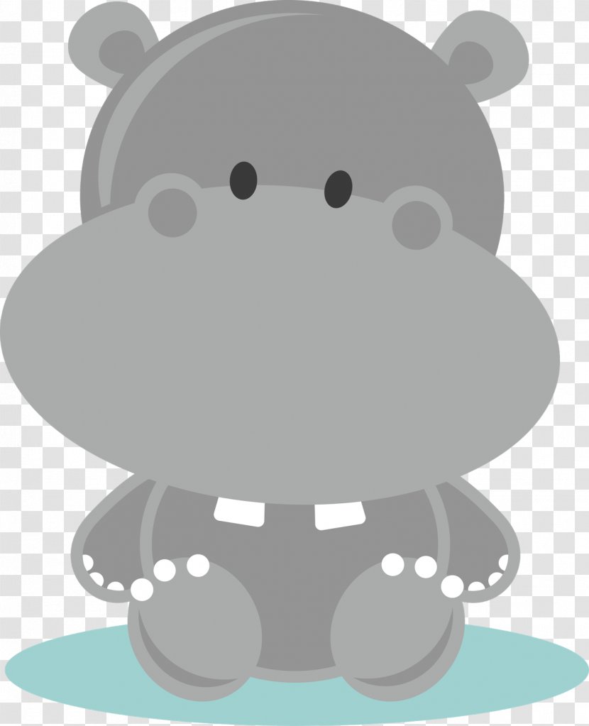 Hippopotamus Cuteness Cartoon Drawing Clip Art - Cute Animals Transparent PNG