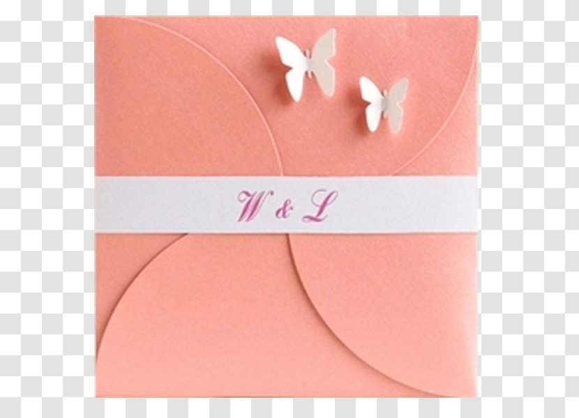 Wedding Invitation Paper - Heart - Invitations Transparent PNG