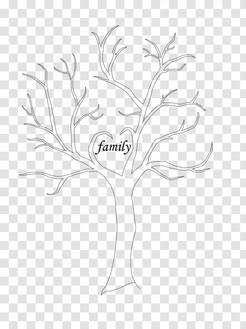 Family Tree Tattoo Drawing Sketch - Plant - Hand In Friend Transparent PNG