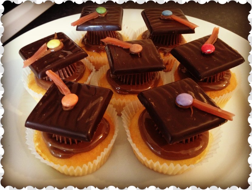 Praline Cupcake Petit Four Tiramisu Birthday Cake - Chocolate Transparent PNG
