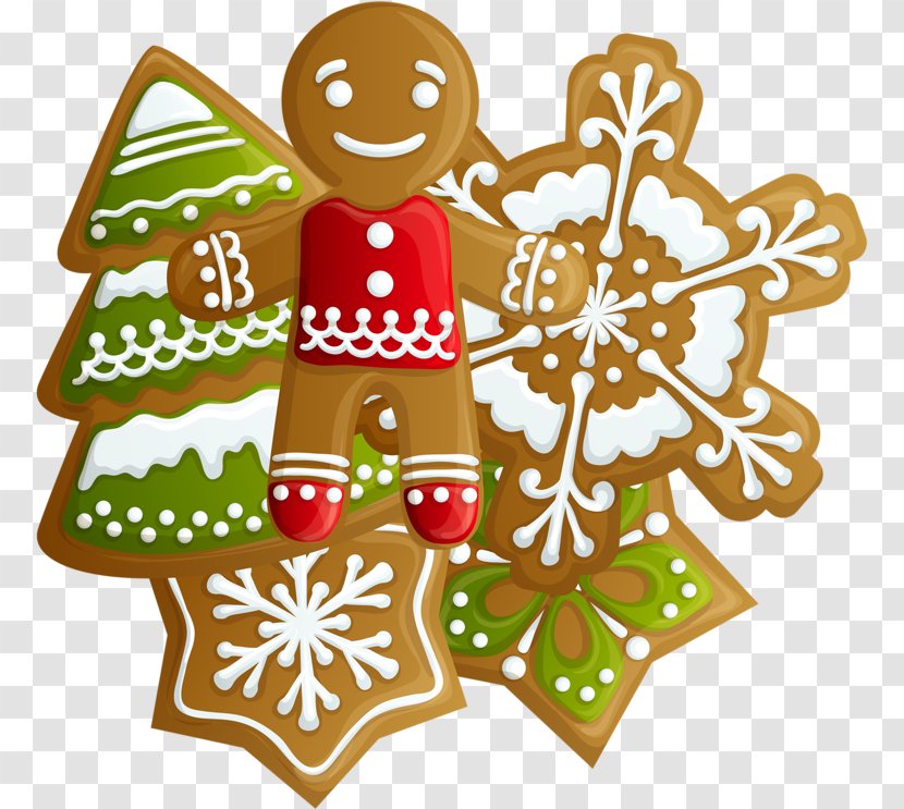 Christmas Cookie Gingerbread Man Clip Art Transparent PNG