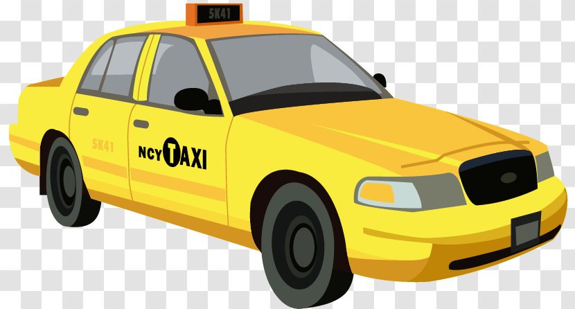 Statue Of Liberty Empire State Building Chrysler Taxi Clip Art - Royaltyfree - Yellow Pattern Transparent PNG