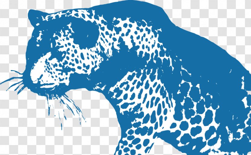 Cat Text Blue Illustration - Fauna - Leopard Transparent PNG