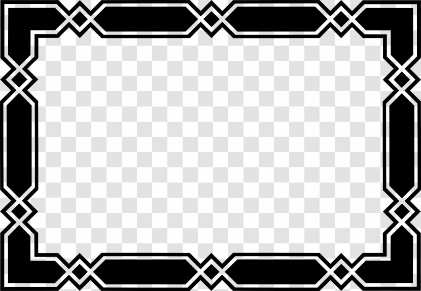 Black And White Clip Art - Chessboard - Powerpoint Frame Transparent Image Transparent PNG
