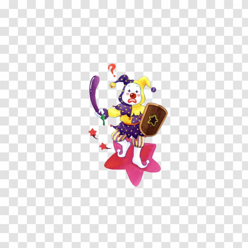 Cartoon Juggling Clown Illustration Transparent PNG