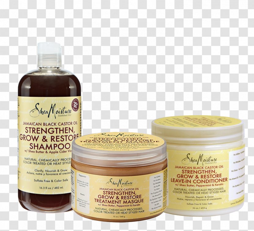 Shea Moisture Jamaican Black Castor Oil Shampoo Hair Transparent PNG