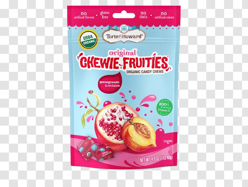 Organic Food Strawberry Torie & Howard Chewie Fruities Candy Flavor - Certification - Cane Story Questions Transparent PNG