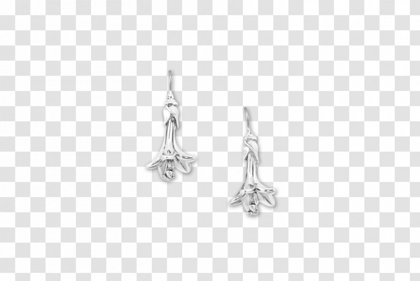 Earring Body Jewellery Silver - Black And White - Carnival Continued Again Transparent PNG