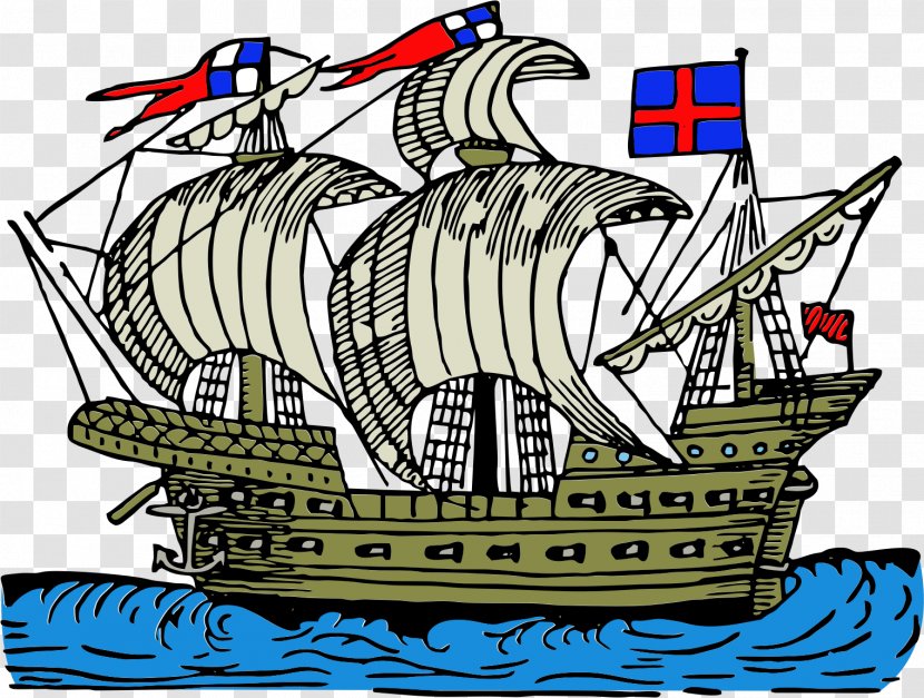 Sailing Ship Watercraft Clip Art - Shipping Transparent PNG