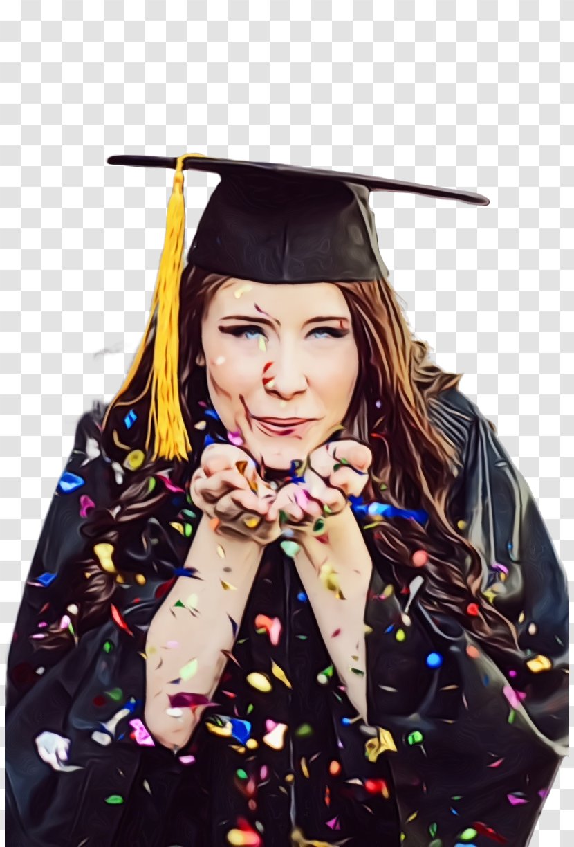 Square Academic Cap Graduation Ceremony Academician Diploma Doctor Of Philosophy - Degree - Event Transparent PNG