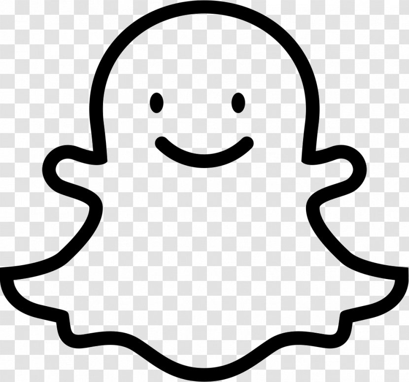 Social Media Snap Inc. - Happiness - White Ghost Transparent PNG