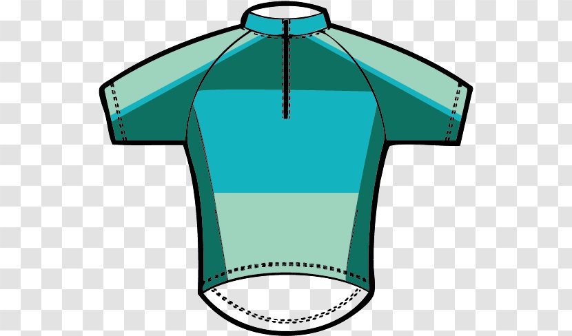 Bicycle Cartoon - Sports - Jersey Turquoise Transparent PNG