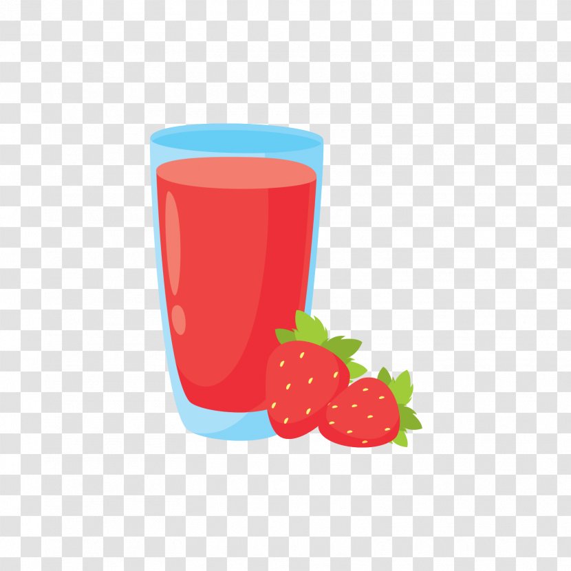 Orange Juice Cocktail Strawberry - Apple - Red Drink Transparent PNG