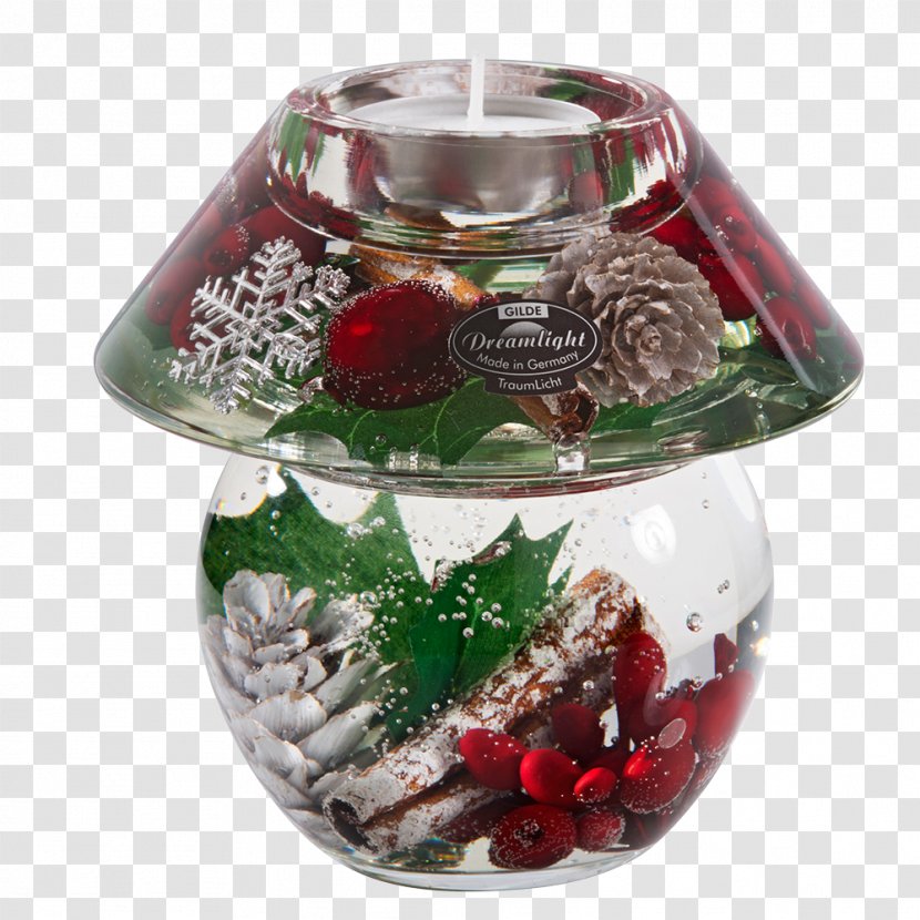 Christmas Day Ornament Glass Tealight Candle - Euro Transparent PNG