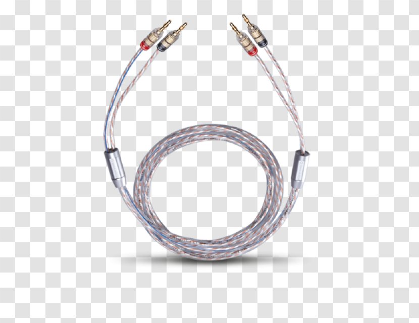 Electrical Cable Speaker Wire Oehlbach 2m Twin Mix Two Banana Loudspeaker TERRATEC IRadio 300 Network Audio Player - Cables Transparent PNG