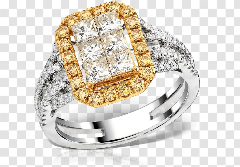 Wedding Ring Silver - Gold - Jewelry Making Rings Transparent PNG
