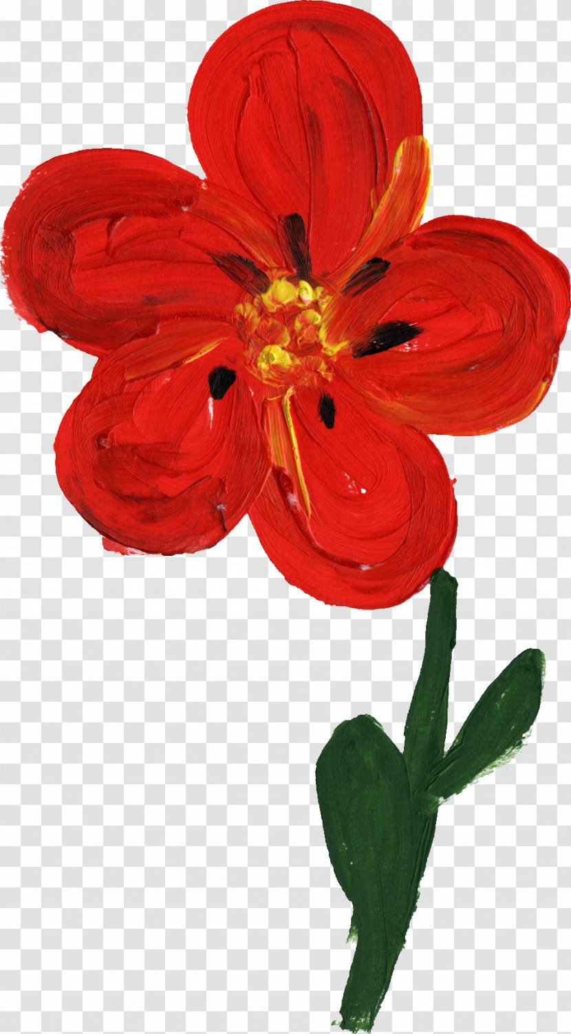 Flower Watercolor Painting - Acrylic Paint Transparent PNG