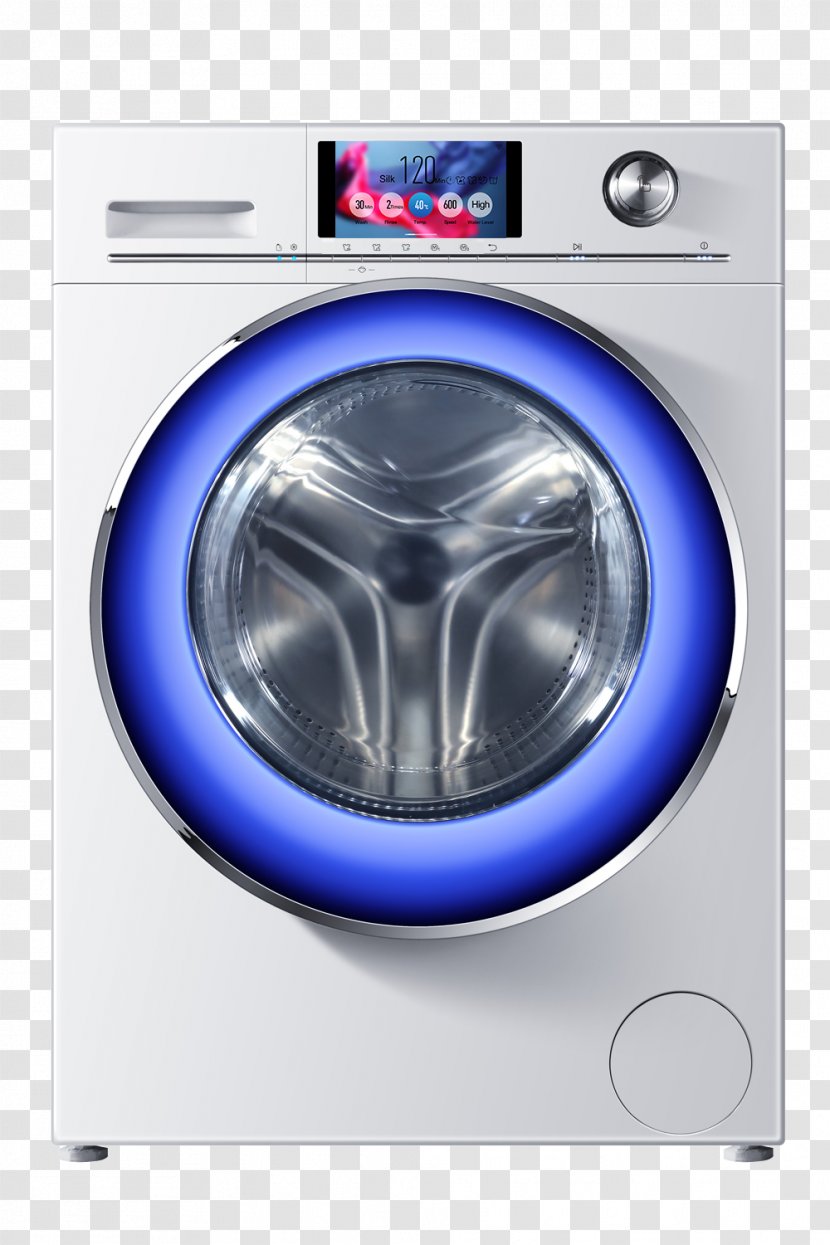 Washing Machines Clothes Dryer Laundry Haier Home Appliance - Machine - Refrigerator Transparent PNG