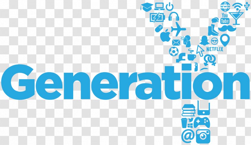 Millennials Generation X Marketing Logo - Blue - Youth Transparent PNG