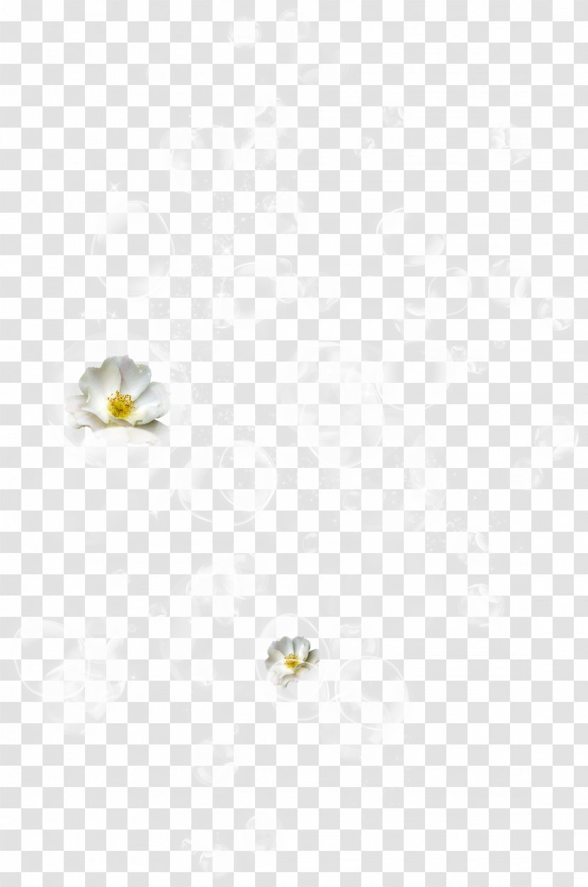 Image Earring White Yellow - Bubbles Transparent PNG