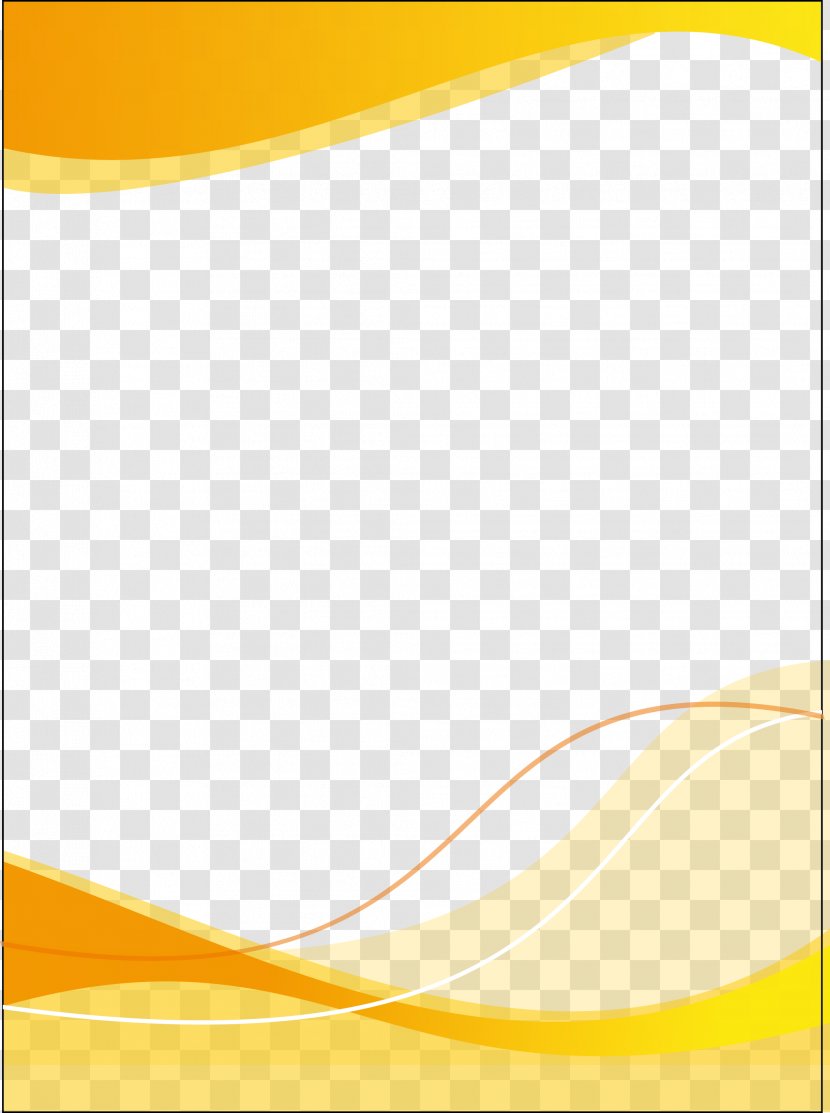 Yellow Material Pattern - Poster Template Transparent PNG