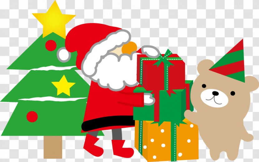 Santa Claus Christmas Tree クリスマスプレゼント Transparent PNG