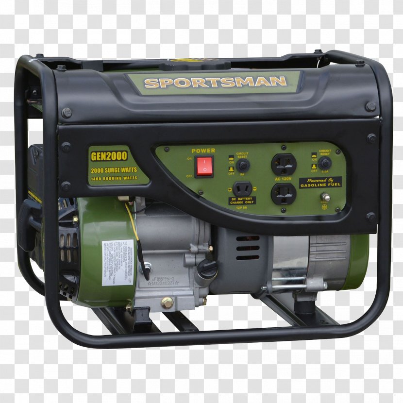 Engine-generator Electric Generator Buffalo Tools Sportsman GEN2000 Gasoline Standby - Gen2000 Transparent PNG